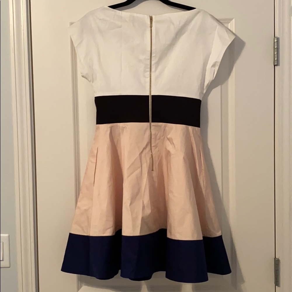 KATE SPADE Colorblock Fiorella Flare Dress - Picture 5 of 5